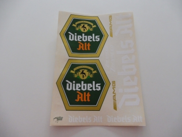 FG , Yankee Diebels Alt AMG  Dekorbogen / Walther Decals Original